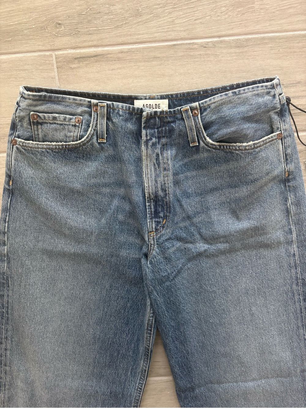 AGOLDE NWT Lex Low Rise / Slung Baggy Wide Leg Jeans - Picture 3 of 9